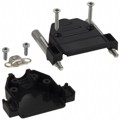 973-015-010R011 - CONN BACKSHELL 15POS 180DEG BLK