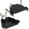 973-025-010-011 - CONN BACKSHELL 25POS 180DEG BLK