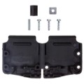 5205718-1 - CONN BACKSHELL 25P 45/180DEG BLK