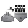 8655MH3701BLF - CONN BACKSHELL 37POS 180DEG SHLD