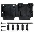207345-1 - CONN BACKSHELL 25P 90/180DEG BLK