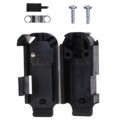 5750100-1 - CONN BACKSHELL 9P 120/180DEG BLK