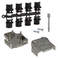 971-009-030R121 - CONN BACKSHELL 9P 45DEG SHLD SLV