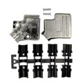 954-009-030R121 - CONN BACKSHELL 9P 45DEG SHLD SLV