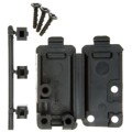 207467-1 - CONN BACKSHELL 9P 90/180DEG BLK