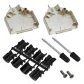 165X02619X - CONN BACKSHELL 15POS 180DEG SHLD