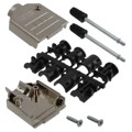 2198617-9 - CONN BACKSHELL 9POS 180DEG SHLD