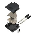 DH-27-CV2B - CONN BACKSHELL 27POS 180DEG SHLD