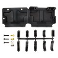 1-207908-0 - CONN BACKSHELL 37P 90/180DEG BLK