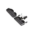 ACOV-SUB-37NB9 - CONN BACKSHELL 37POS 180DEG BLK