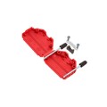 ACOV-SUB-25NB15 - CONN BACKSHELL 25POS 180DEG RED