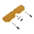 ACOV-SUB-37NB17 - CONN BACKSHELL 37POS 180DEG YLW