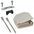972-015-01SR031 - CONN BACKSHELL 15POS 180DEG GRAY