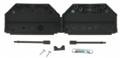 972-037-01SR011 - CONN BACKSHELL 37POS 180DEG BLK