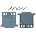 745134-1 - CONN BACKSHELL 25P 90/180DEG GRY
