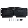 205731-1 - CONN BACKSHELL 37P 45/180DEG BLK