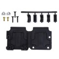 207908-7 - CONN BACKSHELL 25P 90/180DEG BLK