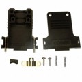 165X13379XE - CONN BACKSHELL 15POS 180DEG BLK