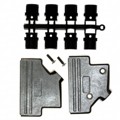 954-025-030R121 - CONN BACKSHELL 25POS 45DEG SHLD