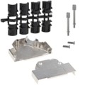 165X02709XE - CONN BACKSHELL 25POS 45DEG SHLD