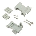 165X17959XE - CONN BACKSHELL 2POS 180DEG GRAY