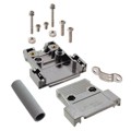 XM2S-1512 - CONN BACKSHELL 15POS 180DEG SHLD