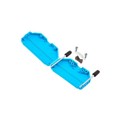 ACOV-SUB-37NB16 - CONN BACKSHELL 37POS 180DEG BLUE