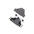 ACOV-SUB-37NB21 - CONN BACKSHELL 37P 45/180DEG BLK