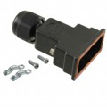 1731100019 - CONN BACKSHELL 9POS 180DEG BLACK