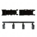 745553-1 - CONN BACKSHELL 15POS 180DEG BLK