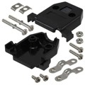 AGP 15 G-NEW - CONN BACKSHELL 15POS 180DEG BLK