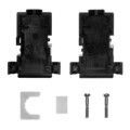 956-009-010R011 - CONN BACKSHELL 9POS 180DEG BLACK