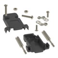 993-009-010-031 - CONN BACKSHELL 9POS 45DEG GRAY
