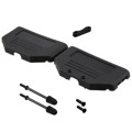 A-FT 37 - CONN BACKSHELL 37POS 180DEG BLK