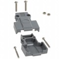 976-009-010R031 - CONN BACKSHELL 9POS 180DEG GRAY