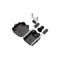 ACOV-SUB-09NB9 - CONN BACKSHELL 9POS 180DEG BLACK