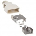 10320-3210-000 - CONN BACKSHELL 20POS 180DEG SHLD