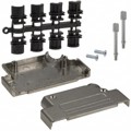971-037-030-121 - CONN BACKSHELL 37POS 45DEG SHLD