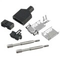960-015-010R011 - CONN BACKSHELL 15POS 180DEG SHLD
