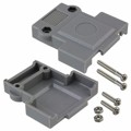 AGP-15/IDC - CONN BACKSHELL 15POS 180DEG GRAY