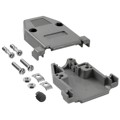 40-9715HX - CONN BACKSHELL 15POS 180DEG GRAY