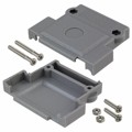AGP-25/IDC - CONN BACKSHELL 25POS 180DEG GRAY