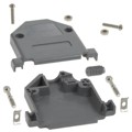 978-025-010R031 - CONN BACKSHELL 25POS 180DEG GRAY
