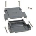 976-025-010R031 - CONN BACKSHELL 25POS 180DEG GRAY