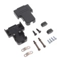 ACOV-SUB-09NB21 - CONN BACKSHELL 9POS 180DEG BLACK