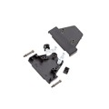 ACOV-SUB-25NB21 - CONN BACKSHELL 25P 45/180DEG BLK