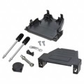 ACOV-SUB-25NB12 - CONN BACKSHELL 25POS 90DEG BLACK