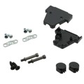 975T025-010R011 - CONN BACKSHELL 25P 90/180DEG BLK