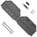 972-037-01SR031 - CONN BACKSHELL 37POS 180DEG GRAY