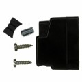 165X10389XE - CONN BACKSHELL 9POS 180DEG BLACK